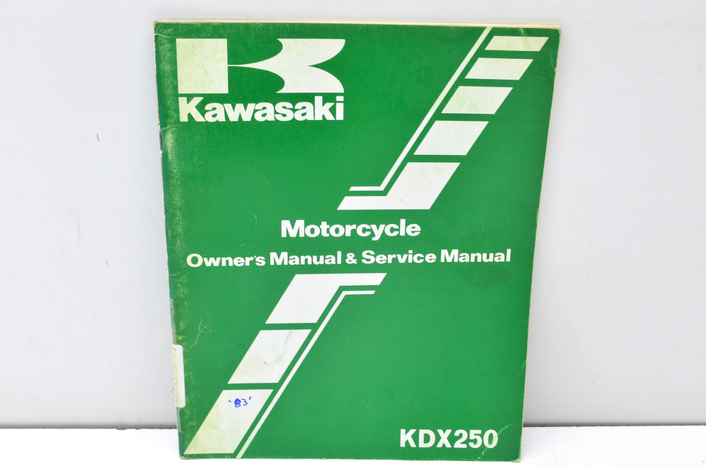 OEM Kawasaki 99920-1215-01 Owner's & Service Manual KDX250B3