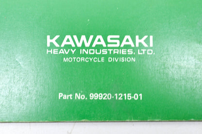 OEM Kawasaki 99920-1215-01 Owner's & Service Manual KDX250B3