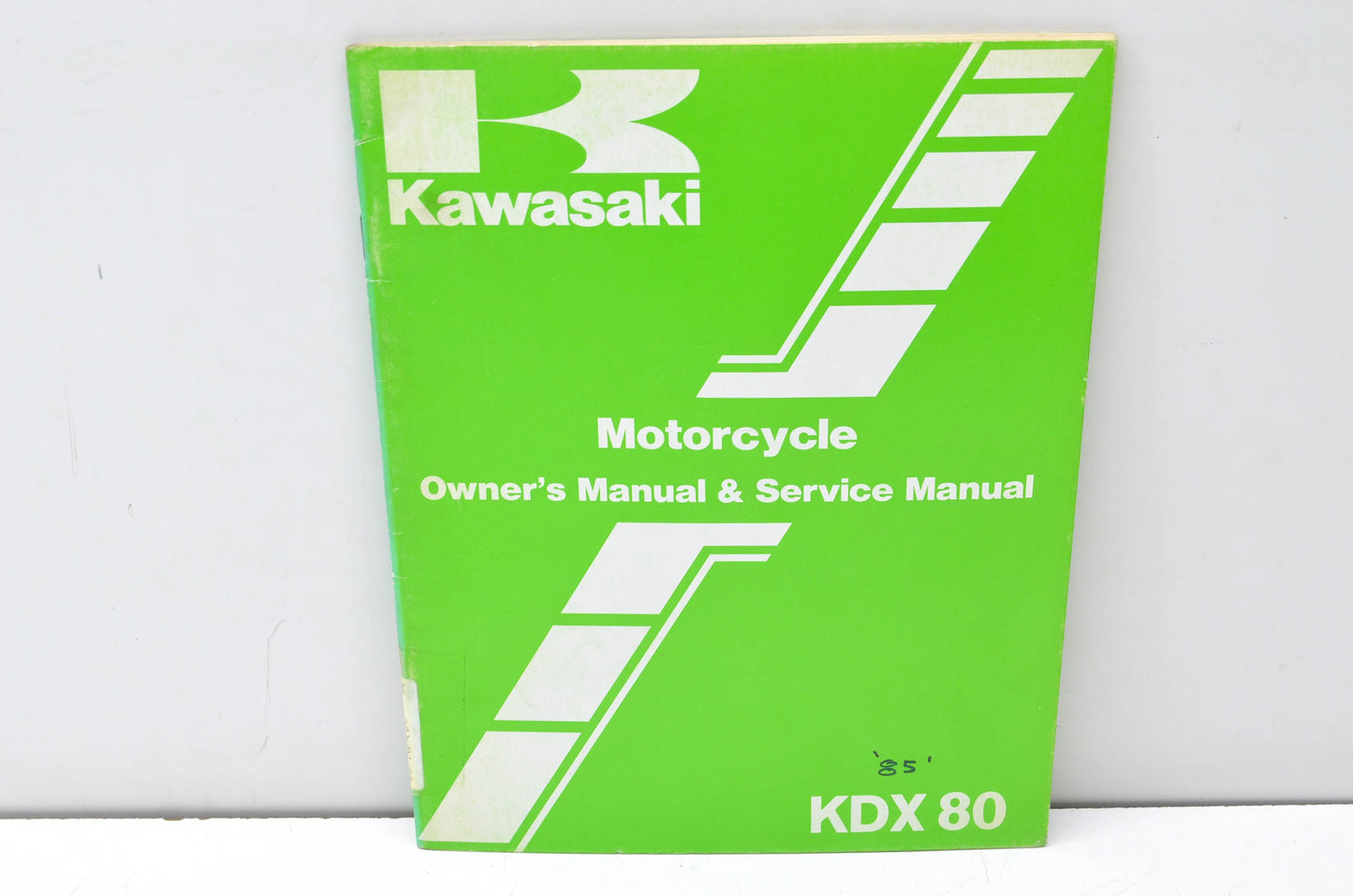 OEM Kawasaki 99920-1293-01 Owner's & Service Manual KDX80C2