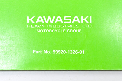 OEM Kawasaki 99920-1326-01 Owner's & Service Manual KX80G1