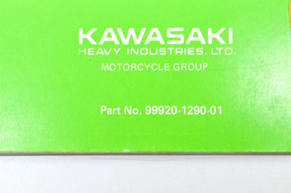 OEM Kawasaki 99920-1290-01 Owner's & Service Manual KX80E3
