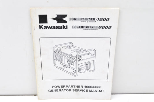 OEM Kawasaki 99964-0064-01 Service Manual PP4000/6000 GEN NOS