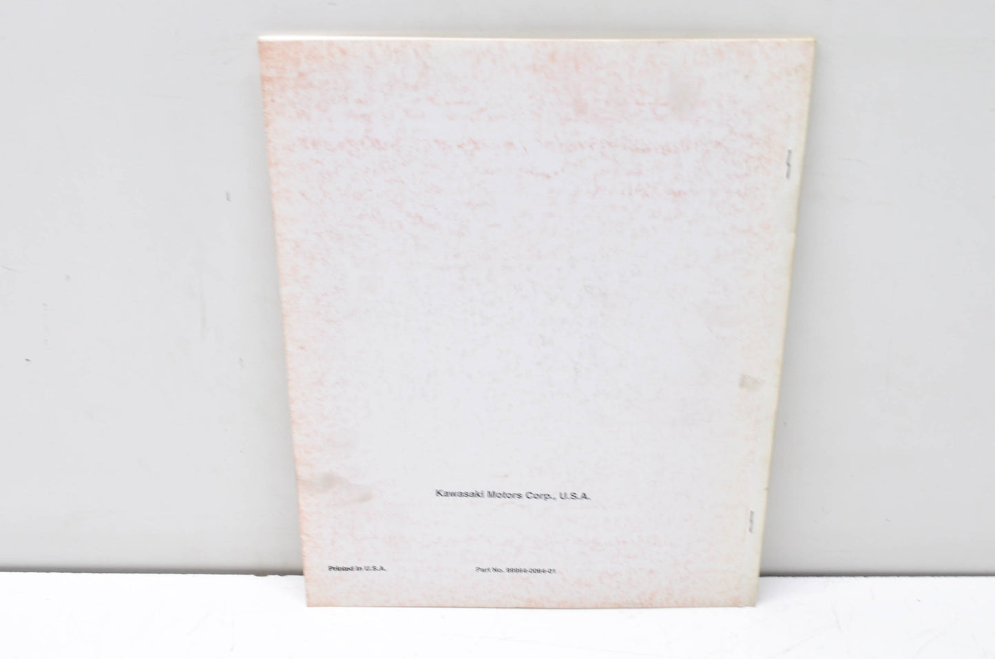 OEM Kawasaki 99964-0064-01 Service Manual PP4000/6000 GEN NOS