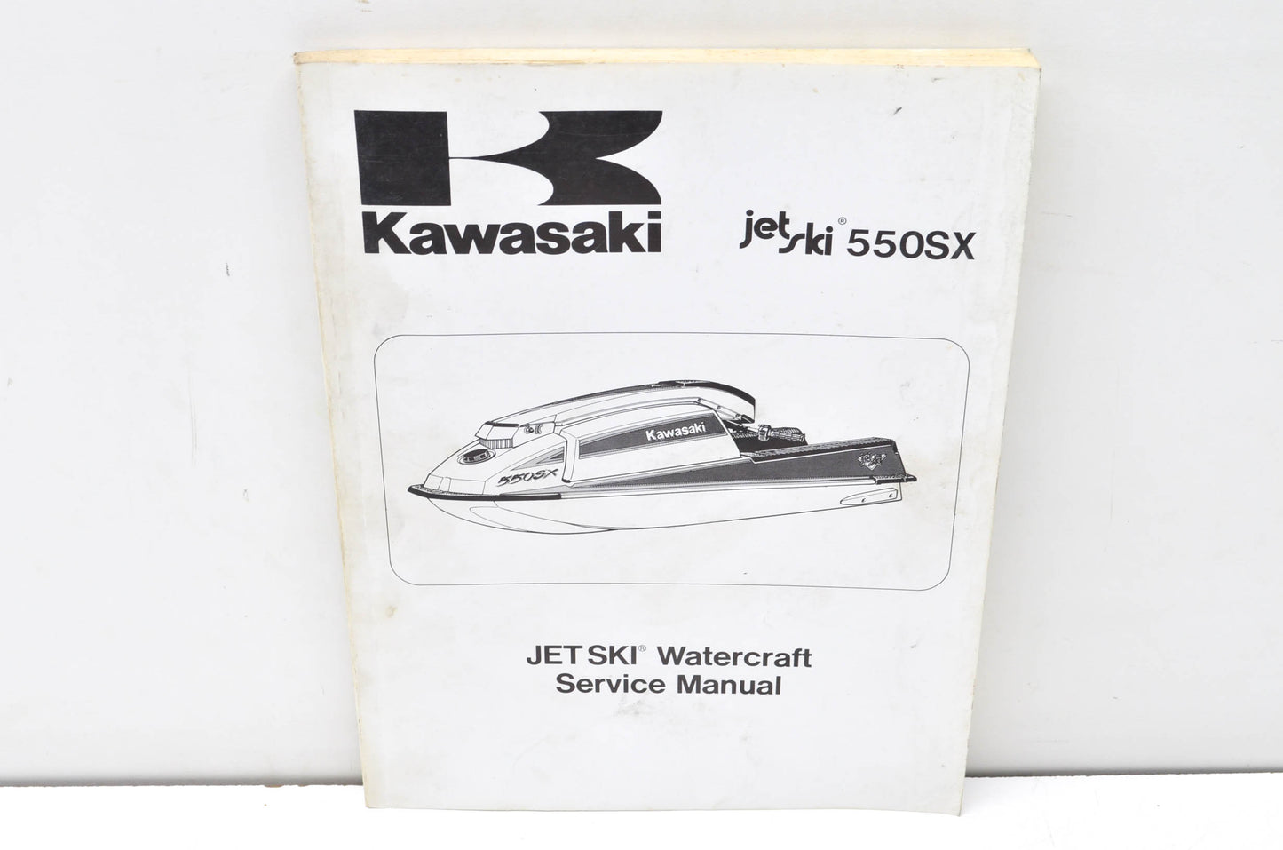 OEM Kawasaki 99924-1120-02 Service Manual JS550B1