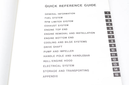OEM Kawasaki 99924-1120-02 Service Manual JS550B1
