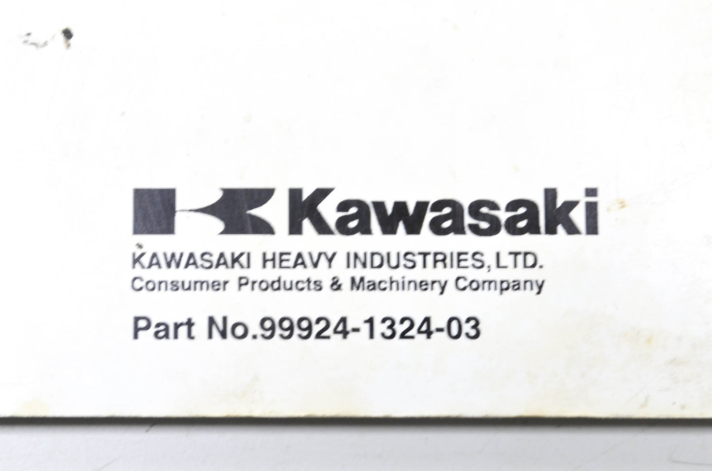 OEM Kawasaki 99924-1324-03 Service Manual KX250N