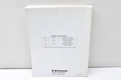 OEM Kawasaki 99924-1280-02 Service Manual ZX900F NOS