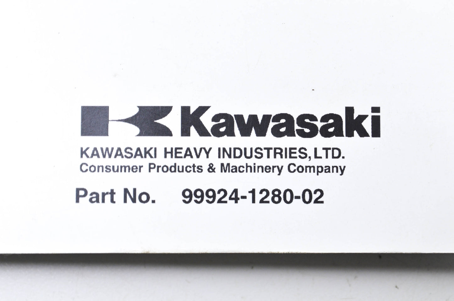 OEM Kawasaki 99924-1280-02 Service Manual ZX900F NOS