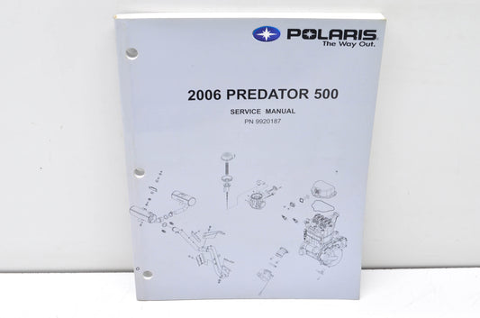 OEM Polaris 9920187 Service Manual 06 Predator 500 NOS