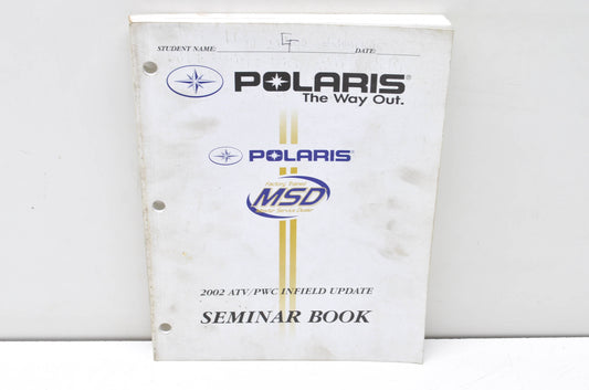 OEM Polaris 2002 ATV/PWC Infield Update Seminar Book