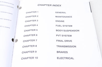 OEM Polaris 9917375 Scrambler 400 Service Manual