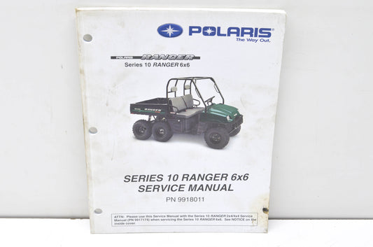 OEM Polaris 9918011 Service Manual Series 10 Ranger 6x6
