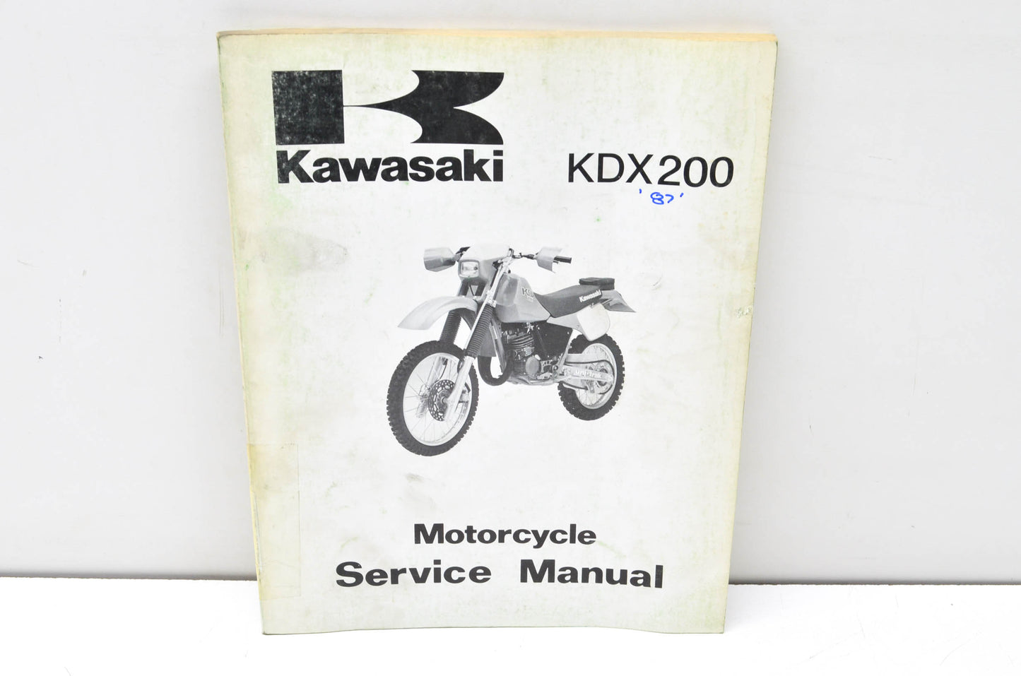 OEM Kawasaki 99924-1105-01 Service Manual KDX200C3