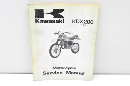 OEM Kawasaki 99924-1105-01 Service Manual KDX200C3