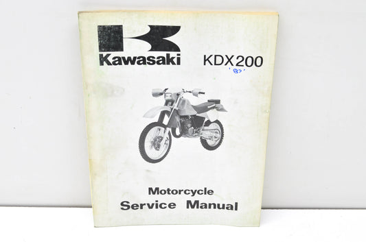 OEM Kawasaki 99924-1105-01 Service Manual KDX200C3