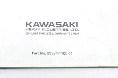 OEM Kawasaki 99924-1105-01 Service Manual KDX200C3