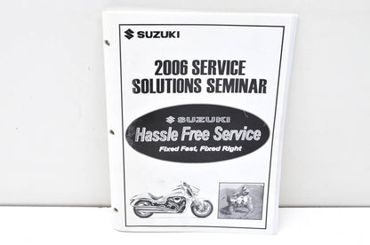 OEM Suzuki 2006 Service Solutions Seminar Handbook NOS
