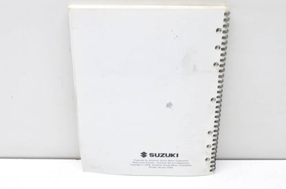 OEM Suzuki 99923-15205 2005 New Model Technical Update Seminar Manual