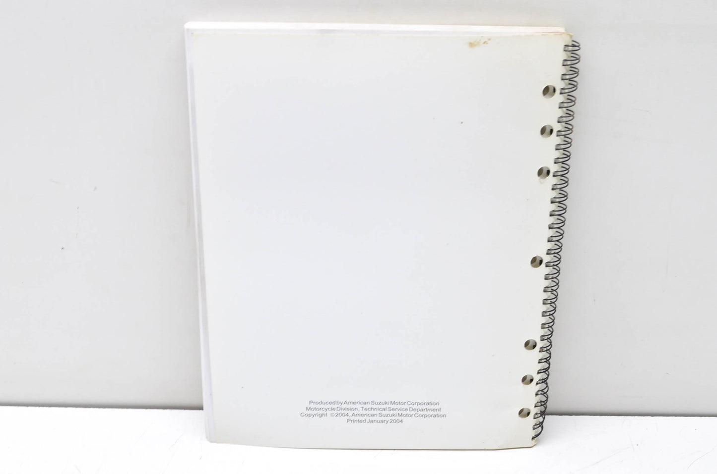 OEM Suzuki 99923-15204 2004 Model Technical Update Seminar Manual