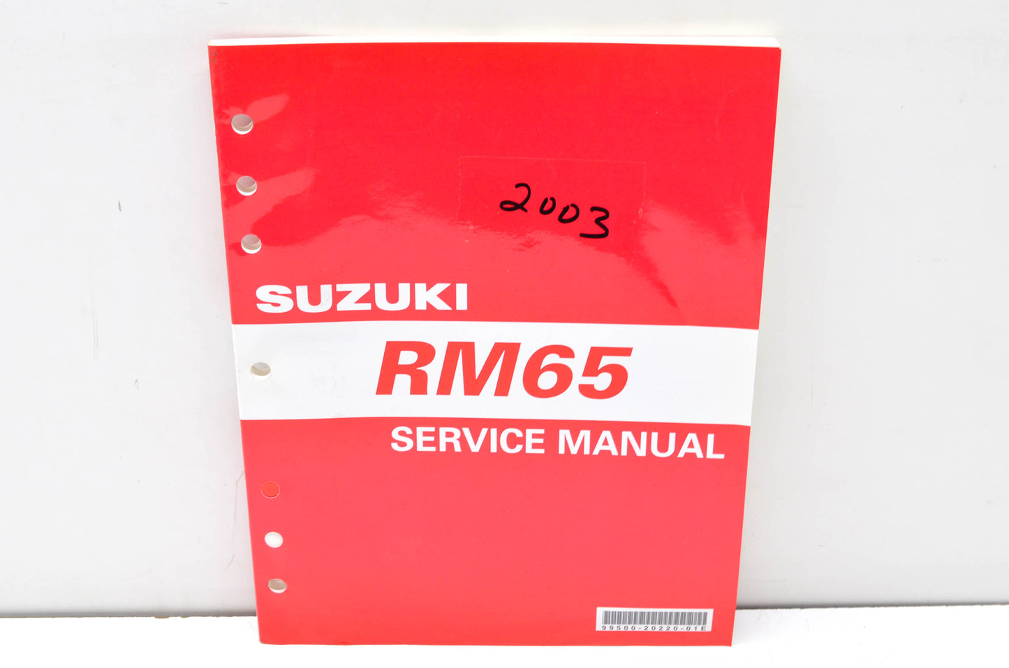 OEM Suzuki 99500-20220-01E Service Manual RM65 2003-04