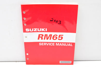 OEM Suzuki 99500-20220-01E Service Manual RM65 2003-04