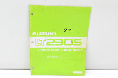 OEM Suzuki 99501-42060-01E LT230S Supplementary Service Manual