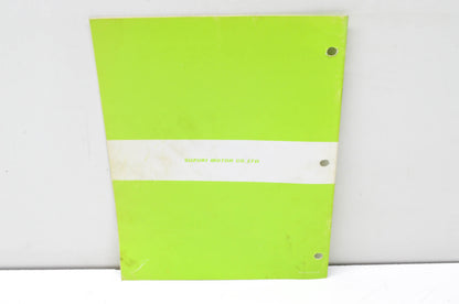 OEM Suzuki LT230S Supplementary Service Manual