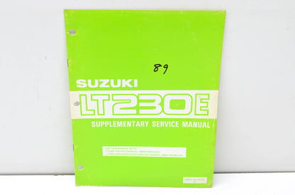 OEM Suzuki LT230E Supplementary Service Manual