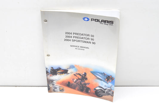 OEM Polaris 9918782 Service Manual 04 Youth ATV Models