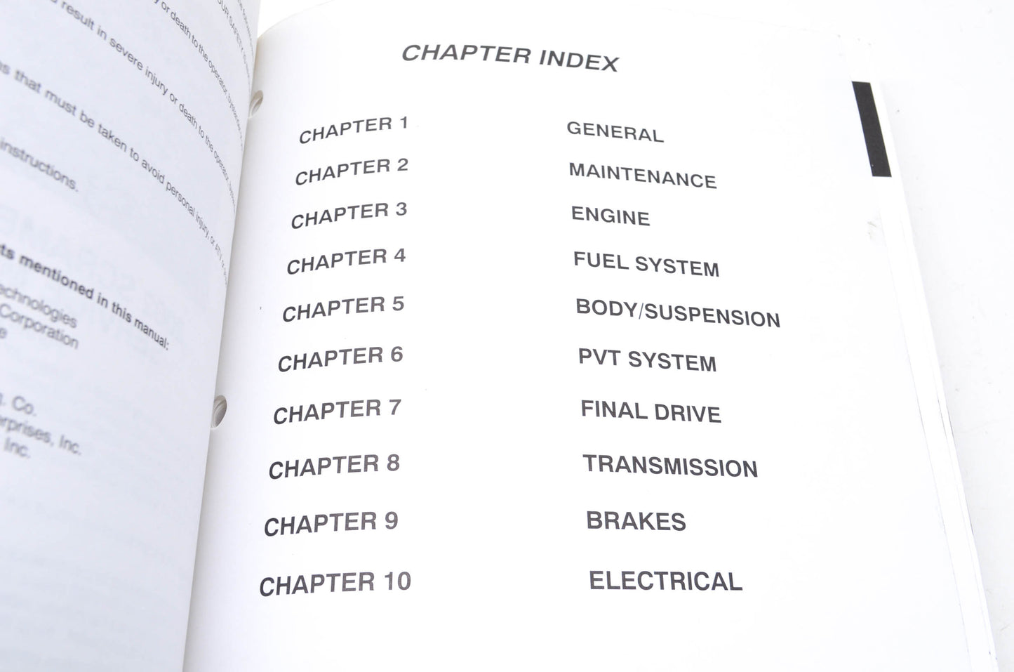 OEM Polaris 9917201 Service Manual 02 Scrambler