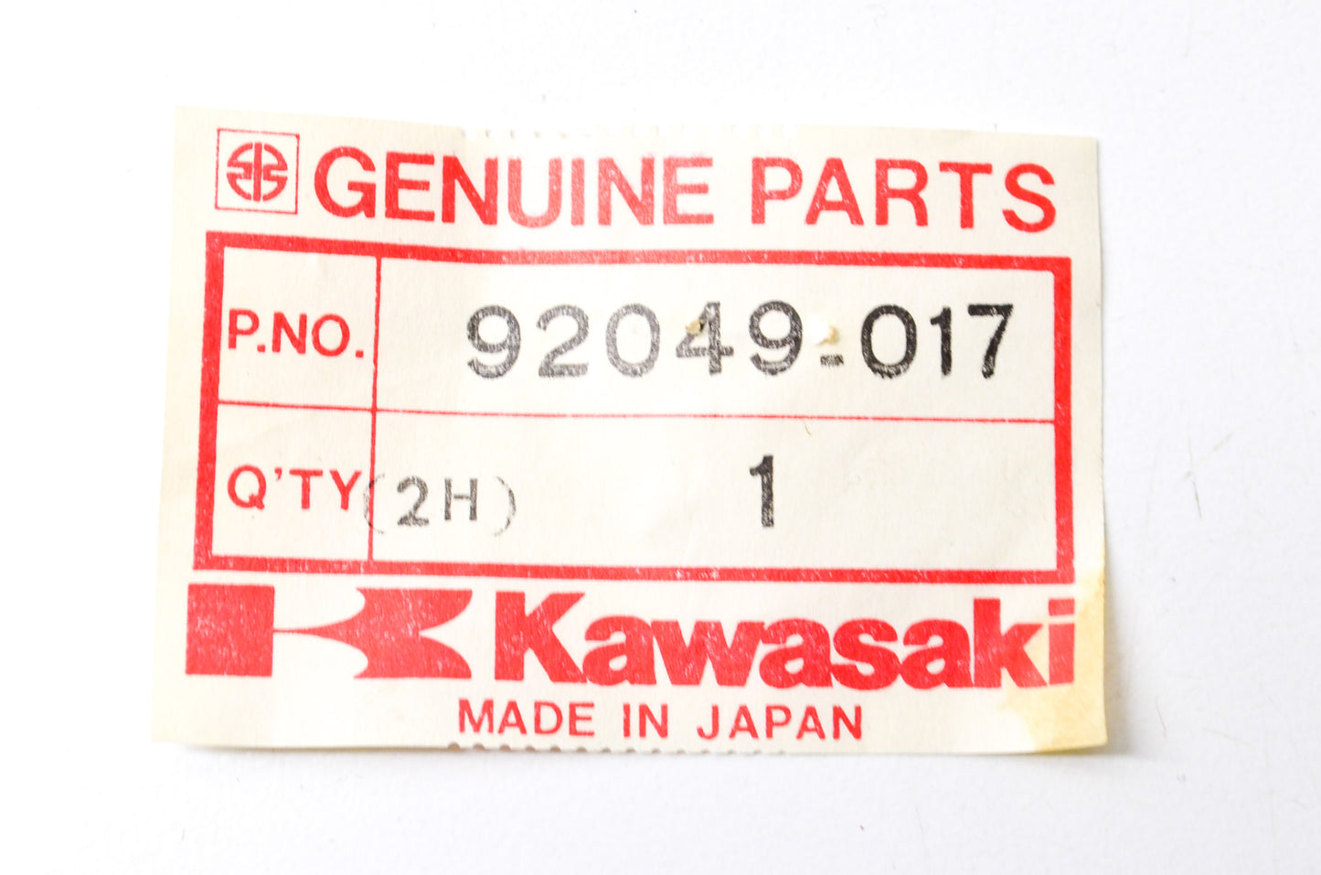 OEM Kawasaki 92049-017 Valve Oil Seal NOS