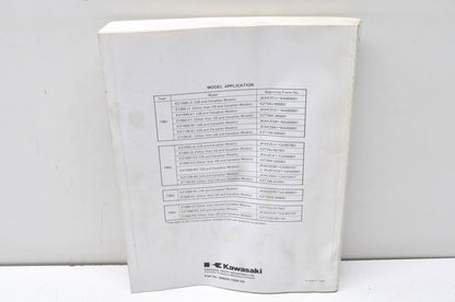 OEM Kawasaki 99924-1026-03 Service Manual KZ1000J/K/M/R