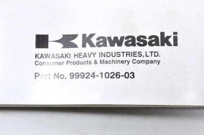 OEM Kawasaki 99924-1026-03 Service Manual KZ1000J/K/M/R