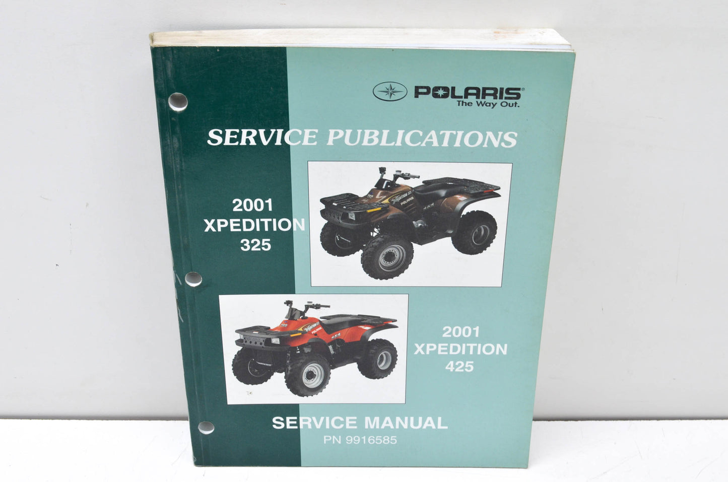 OEM Polaris 9916585 Service Manual 01 Xped 325/425