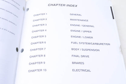 OEM Polaris 9916585 Service Manual 01 Xped 325/425
