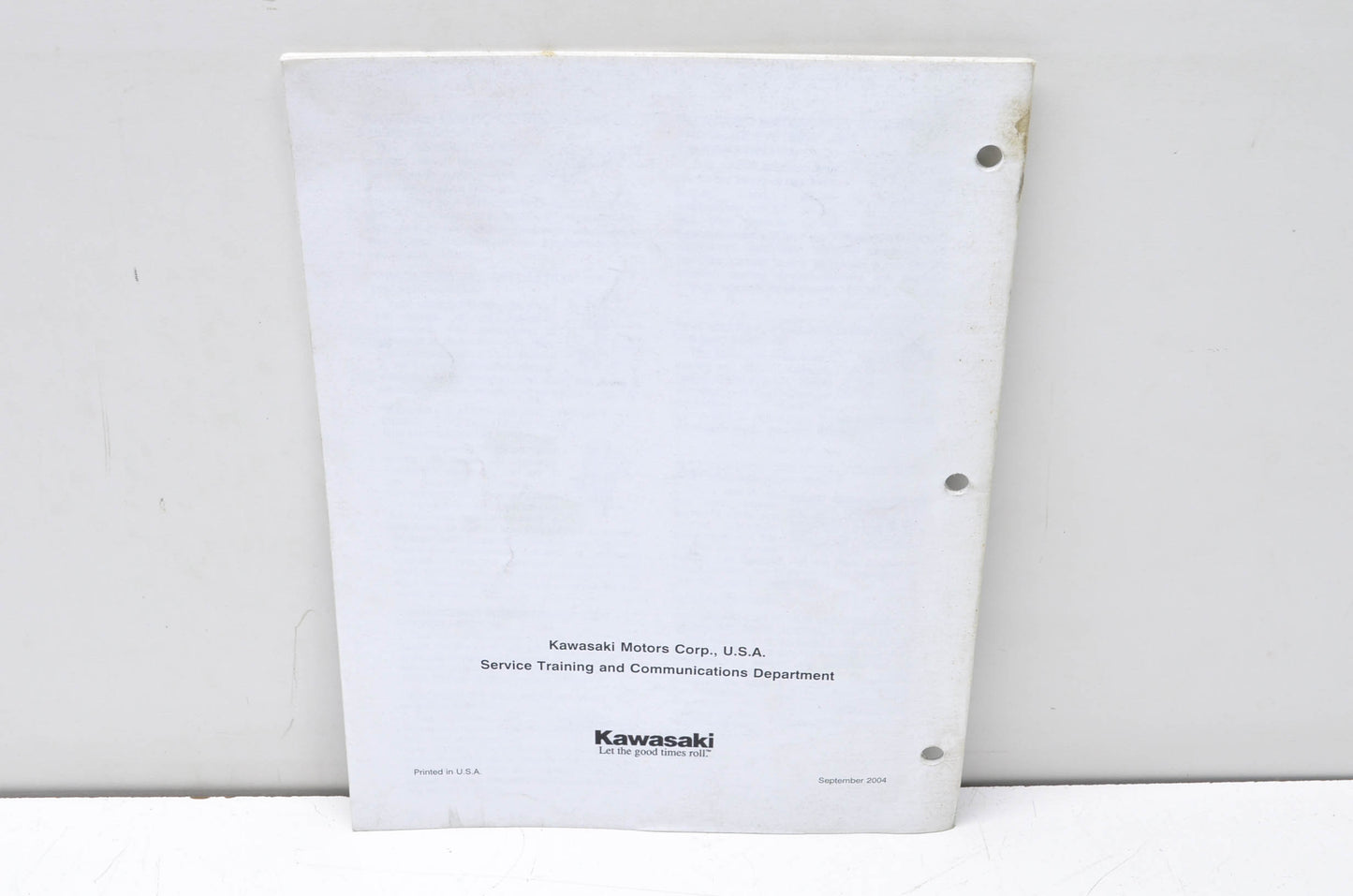 OEM Kawasaki K-Tech Training 2004-2005 Course Catalog