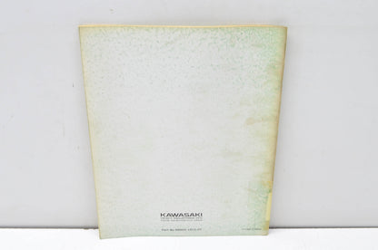 OEM Kawasaki 99920-1012-01 Owner's & Service Manual KX125A4