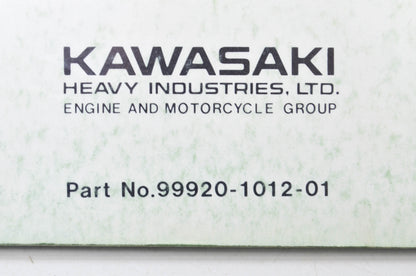 OEM Kawasaki 99920-1012-01 Owner's & Service Manual KX125A4