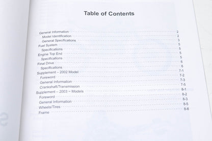 OEM Kawasaki 99924-1204-57 Service Manual Supplement KDX220A NOS