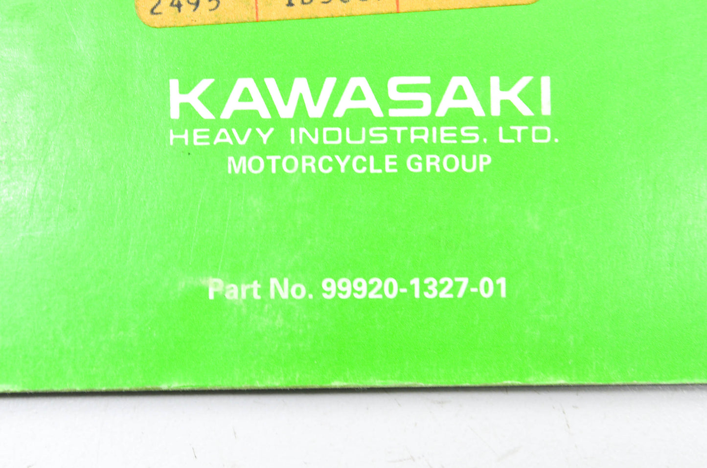 OEM Kawasaki 99920-1327-01 Owner's & Service Manual KDX80C3