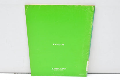 OEM Kawasaki 99920-1210-01 Owner's & Service Manual KX500A1