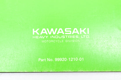 OEM Kawasaki 99920-1210-01 Owner's & Service Manual KX500A1