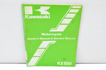 OEM Kawasaki 99920-1246-01 Owner's & Service Manual KX500A2