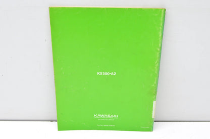 OEM Kawasaki 99920-1246-01 Owner's & Service Manual KX500A2