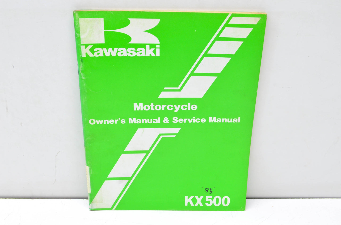 OEM Kawasaki 99920-1287-01 Owner's & Service Manual KX500B1