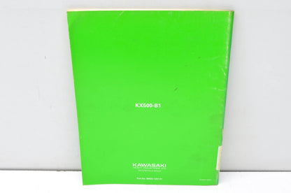 OEM Kawasaki 99920-1287-01 Owner's & Service Manual KX500B1