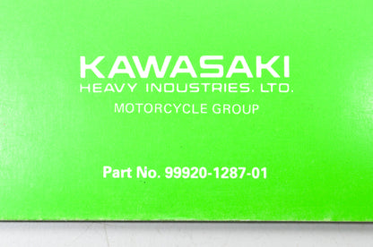 OEM Kawasaki 99920-1287-01 Owner's & Service Manual KX500B1