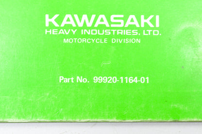 OEM Kawasaki 99920-1164-01 Owner's & Service Manual KX125B1