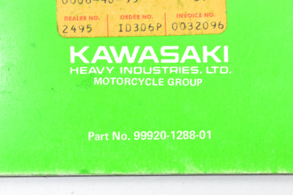 OEM Kawasaki 99920-1288-01 Owner's & Service Manual KX250D2