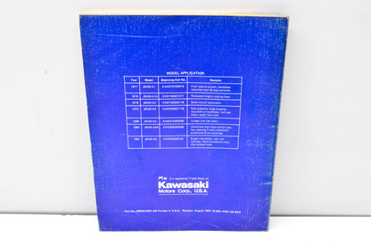 OEM Kawasaki 99963-0001-05 Service Manual JS440A1-6